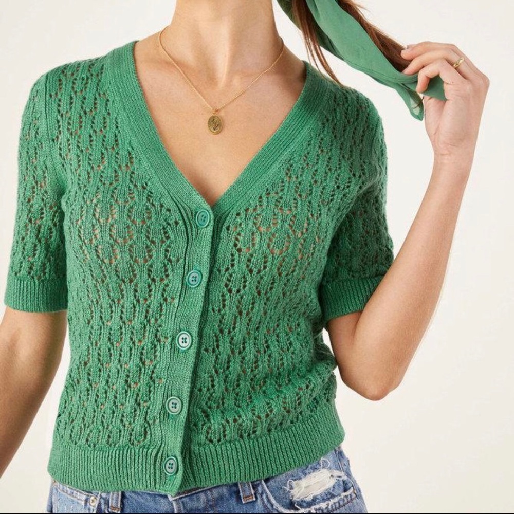 Reformation Pansy Cardigan size L